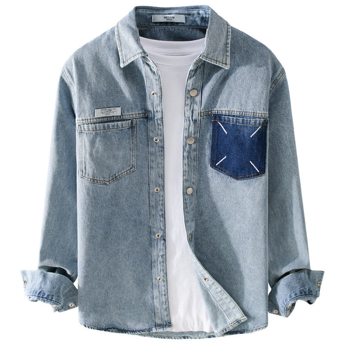 Denim Long-sleeve Shirt