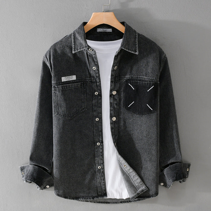 Denim Long-sleeve Shirt