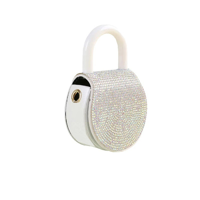 Handle Advanced Small Round Bag Simple With Diamond