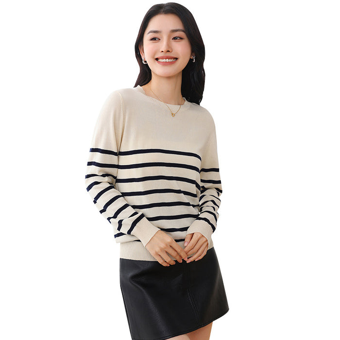 Striped Cotton Sweater