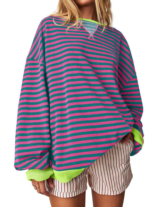 Color-inserted Pullover