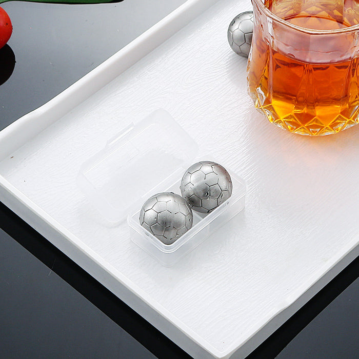 Stainless Steel Ice Particles Whisky Stone Bar Whiskey Cooling Wine Set Can Be Recycled