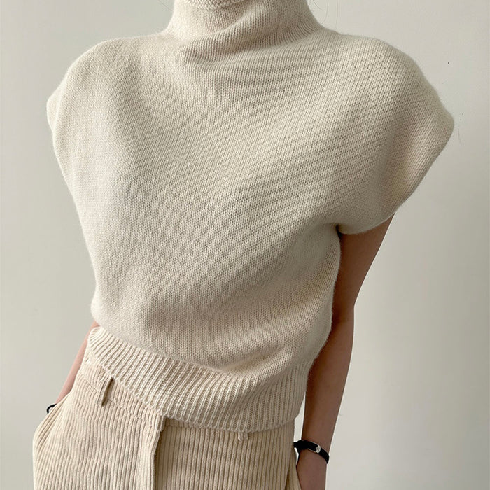 Loose Sleeveless Knitwear