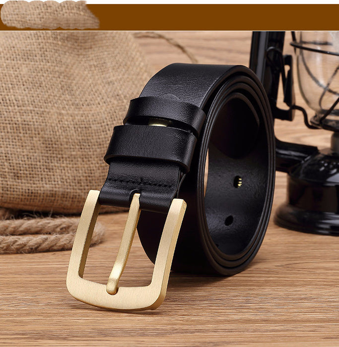 Brass Pin Buckle Belt