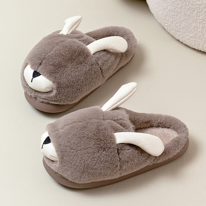 Cute Cotton Slippers Women's Winter Outdoor Indoor Home