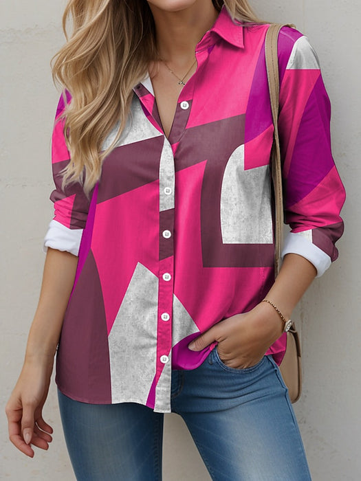 Geometric Printed Top