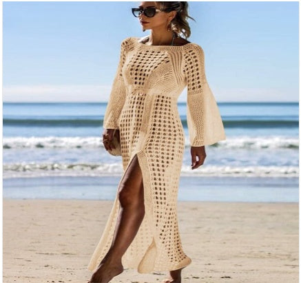 Hollow Knitted Beach Dress