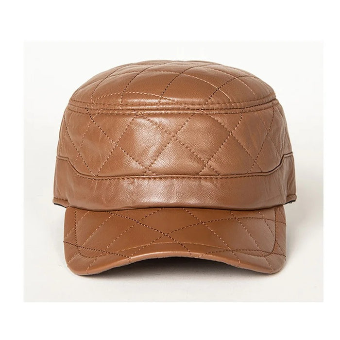 Autumn In Leather Hat