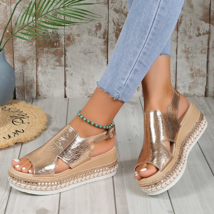 Shiny Summer Sandals