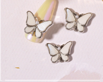 Nails Shell Butterfly Decorations