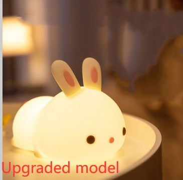 Rabbit Silicone Lamp Pat Feeding Creative Night Light Children's Toys