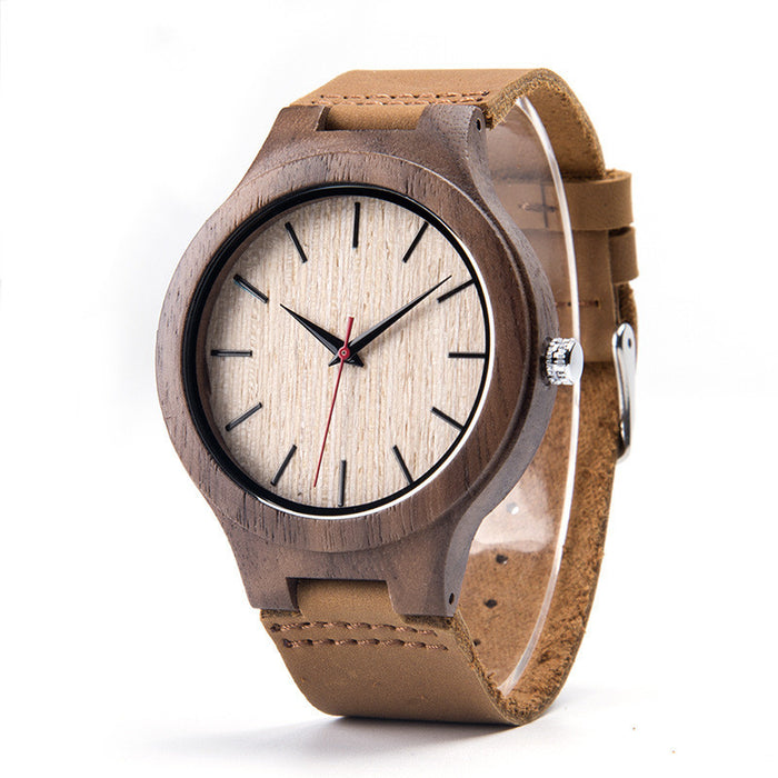 Wooden Watch In European And American Style