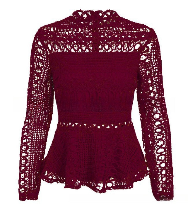 Crocheted Hollow Top