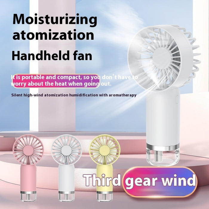 Mini Little Fan USB Multifunction Hand-held Spray Fan