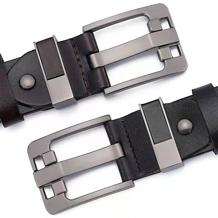 Wide Needle Buckle Belt