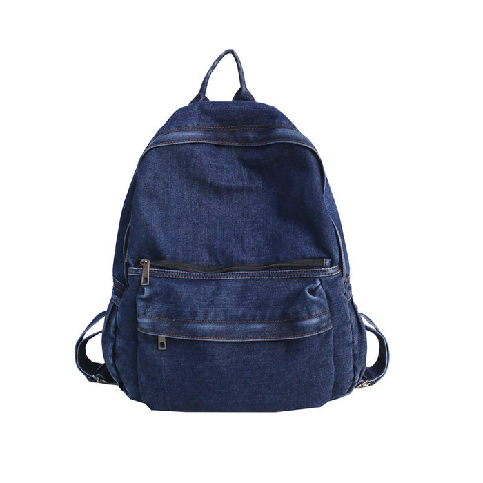 Denim Casual Backpack