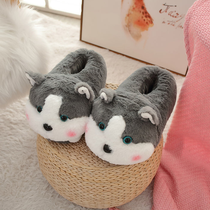 Winter Warm Home Floor Cute Slippers