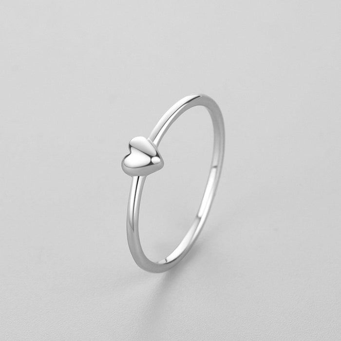 Plain Simple Heart-shape Ring