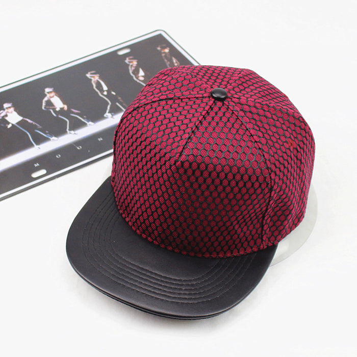 Mesh Flat Brim Hat