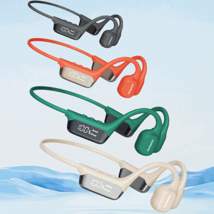 Display Screen Bluetooth Headset For Bone Conduction 53 Waterproof Sports Headset