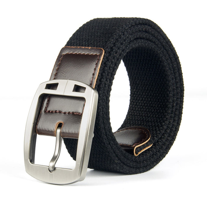 Pin Buckle Canvas Belt