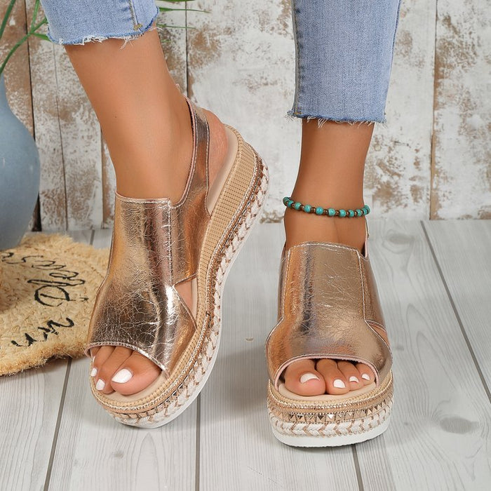 Shiny Summer Sandals