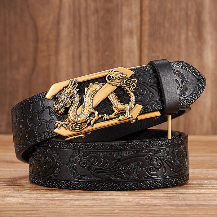 Leather Embossed Belt