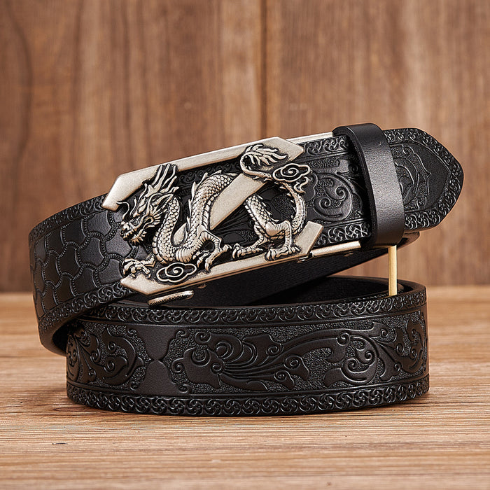 Leather Embossed Belt