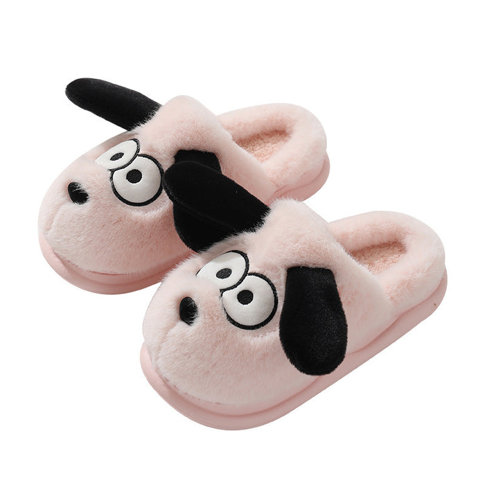 Cotton Slippers Female Cute Winter Indoor