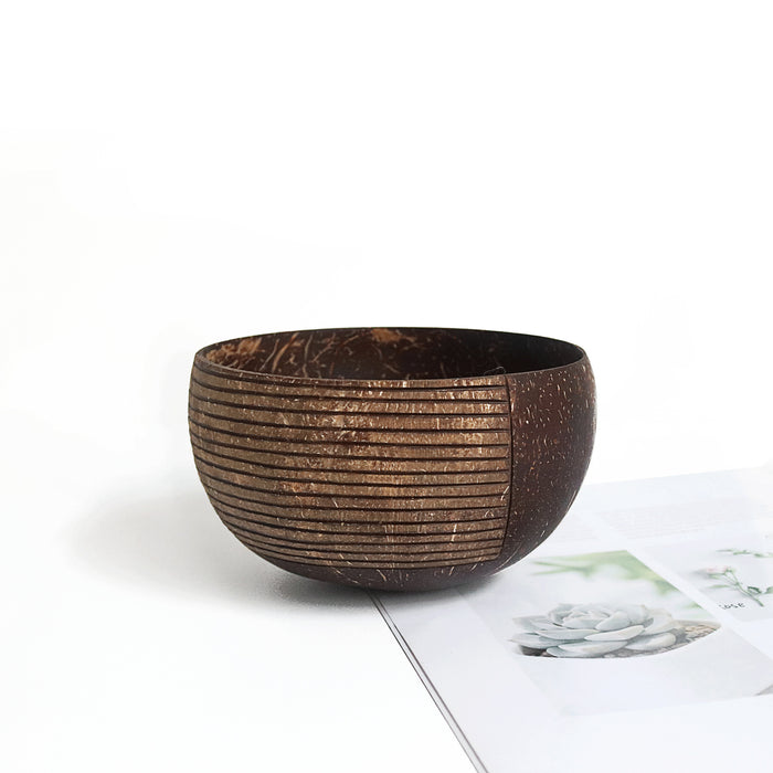 Natural coconut shell tableware rice bowl