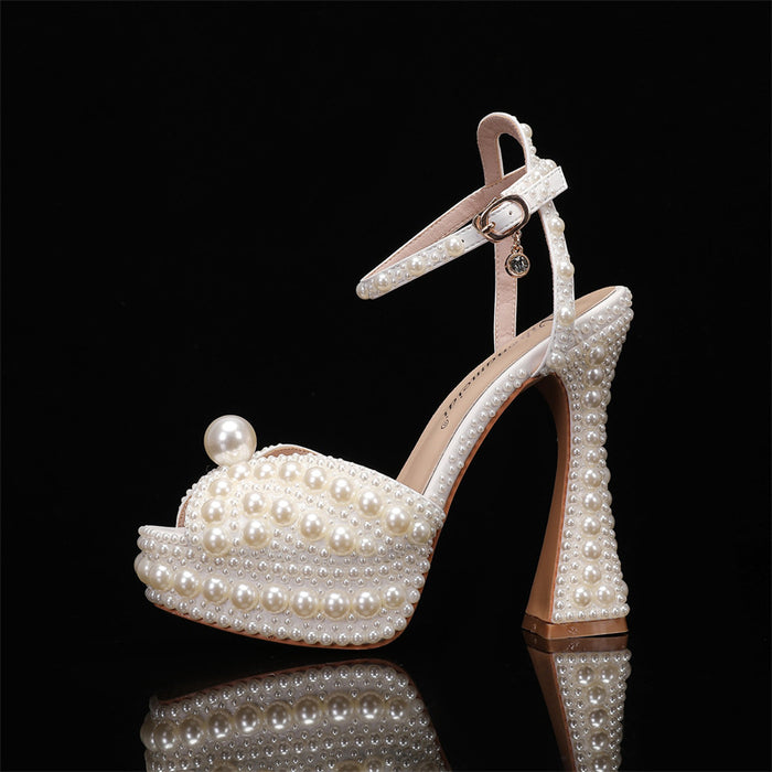 PU High Heel Shoes