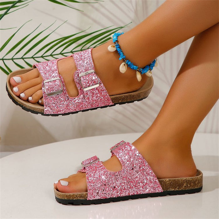 Double Buckle Sandals