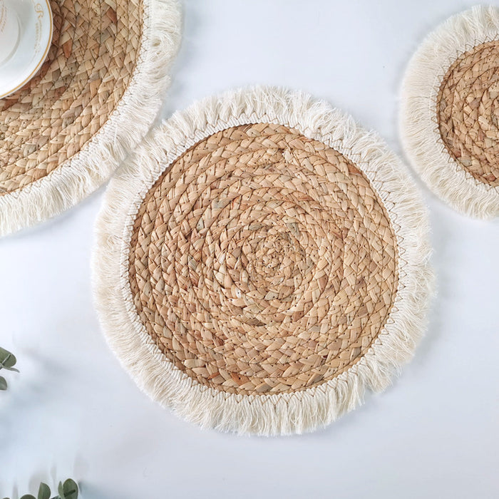 Round Straw Placemat