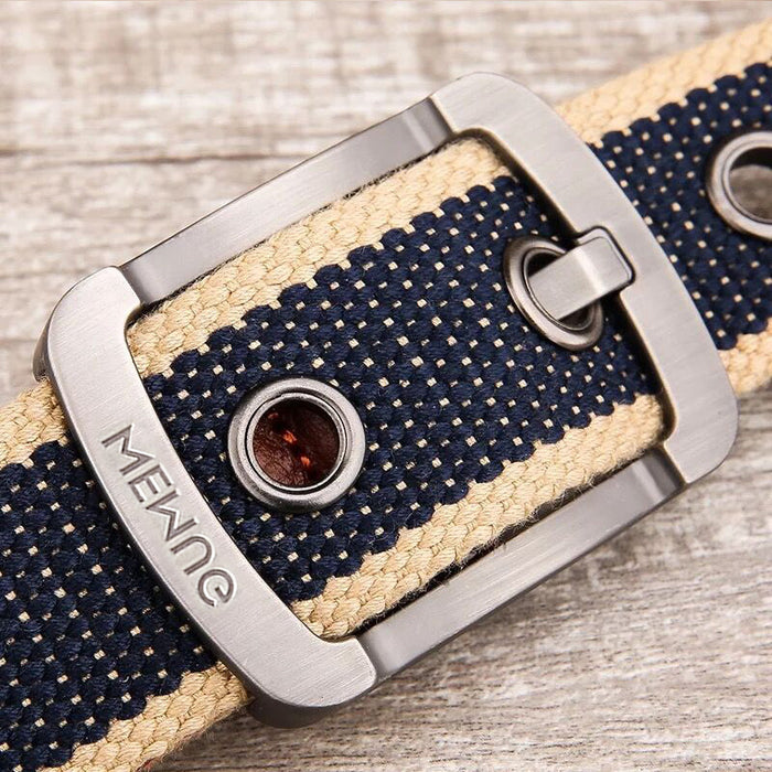 Pin Buckle Canvas Belt