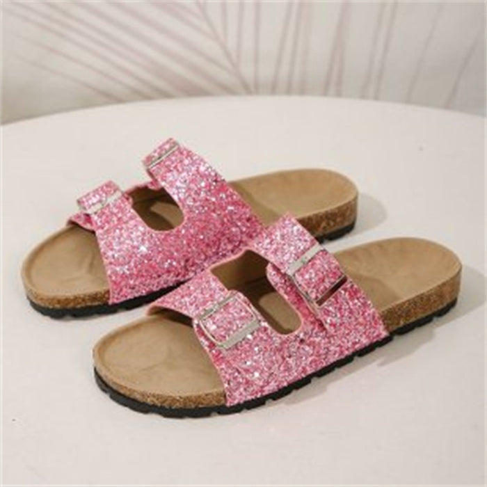 Double Buckle Sandals