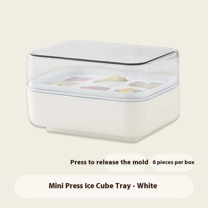 Mini Press Silicone Ice Tray Easily Removable Mold Ice-cream Mould