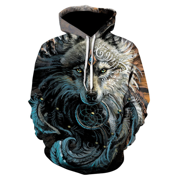 3D Hooded Pullover