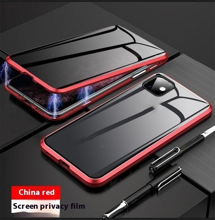 Anti-peep Magnetic Protective Shell Magnetic Privacy Glass Phone Case