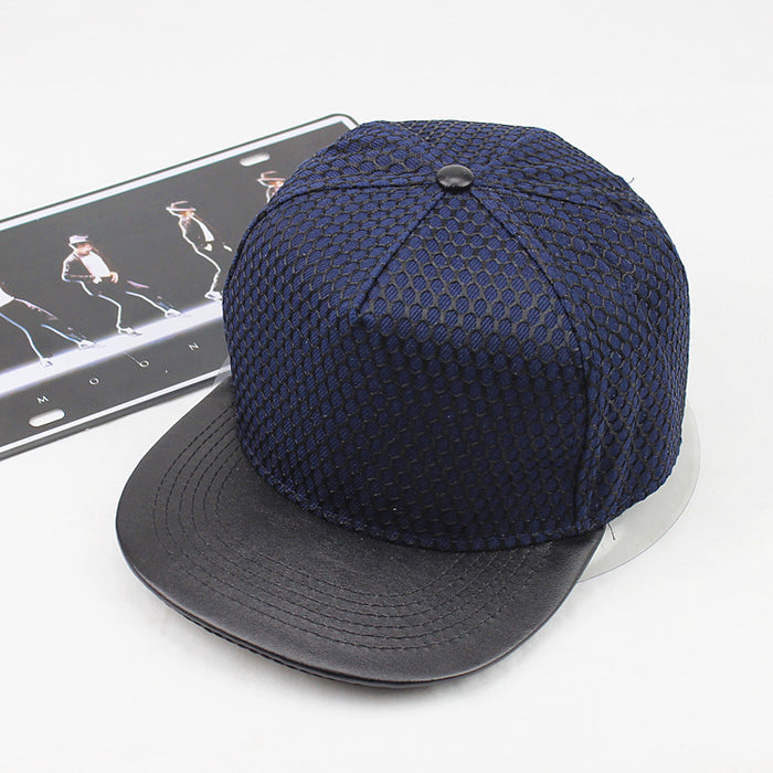 Mesh Flat Brim Hat