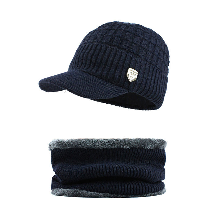 Fleece-lined Wool Hat
