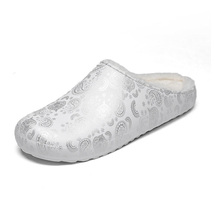 Autumn And Winter Indoor Non-slip Fleece-lined Warm Slippers