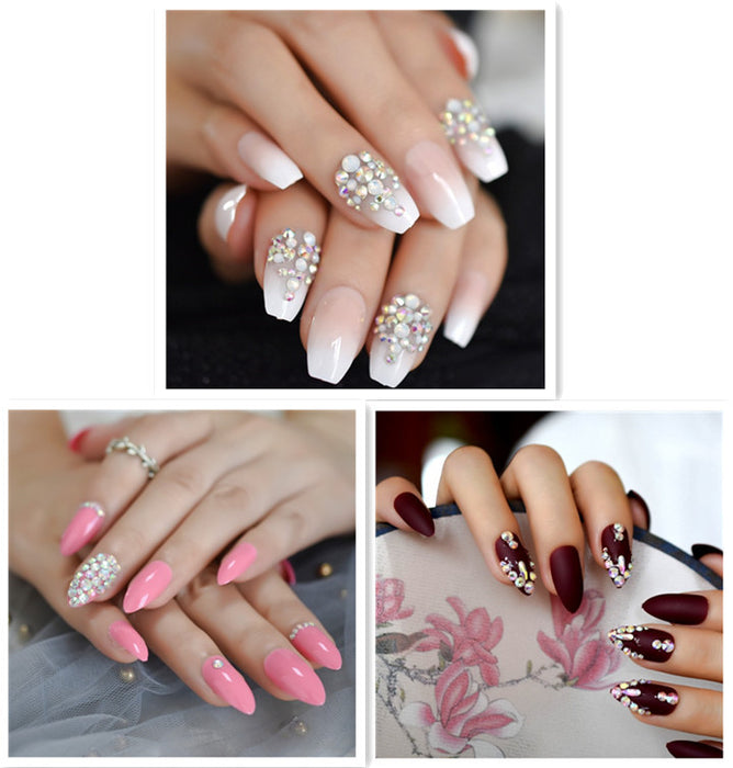 Metal Cute False Nails