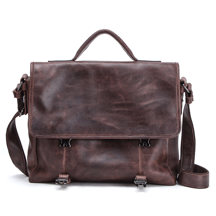 Leather  Messenger Bag