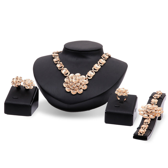 4 Pc Alloy Jewelry Set