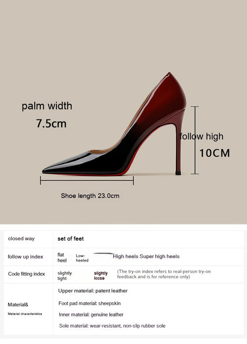 Patent Leather High Heels