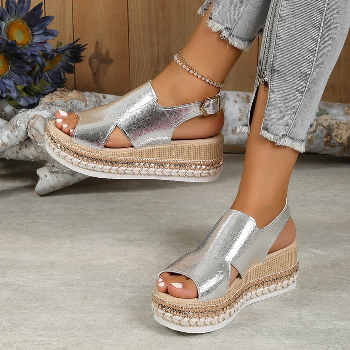 Shiny Summer Sandals