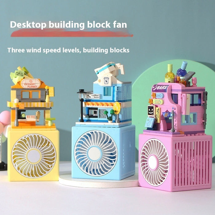 Creative Little Fan Street View Building Blocks Toy