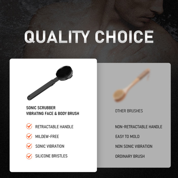 Electric Vibrating Shower Brush