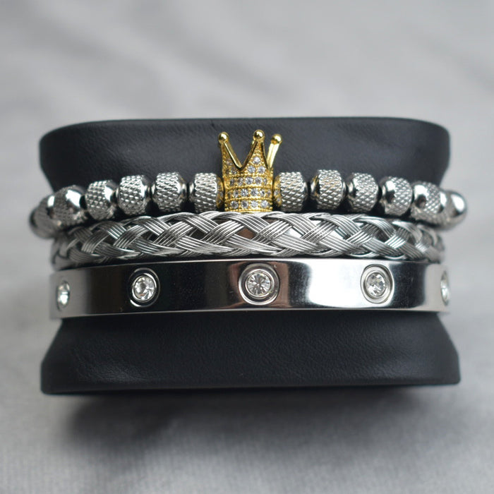 Pineapple Ball Crown Twist Bracelet