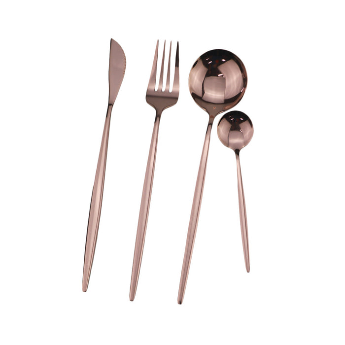 Black And Gold Stainless Steel Cutlery